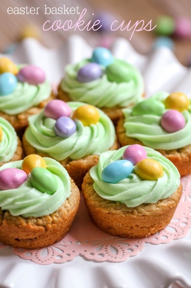 Easter Basket Cookie Cups | Sunset Vacations