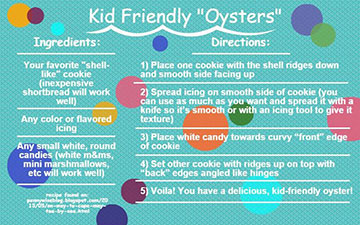 Kid Friendly Oysters