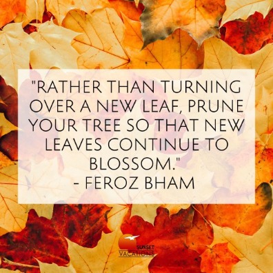 10 Fabulous Autumn Quotes to Get You Dreaming About a Beach Vacation | Sunset Vacations