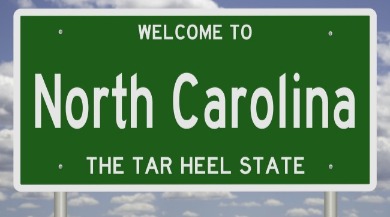 welcome to North Carolina sign | Sunset Vacations