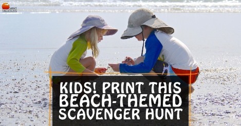 Beach Scavenger Hunt | Sunset Vacations