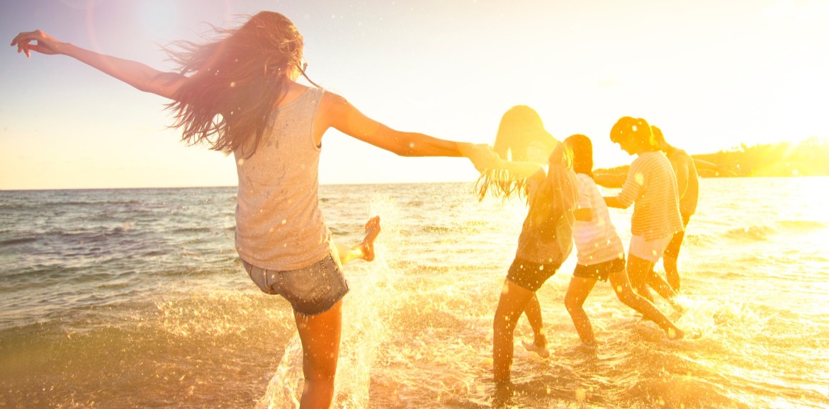Teenagers on the Beach | Sunset Vacations